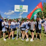 Команда Лиозненского района на областном молодежном туристском слете