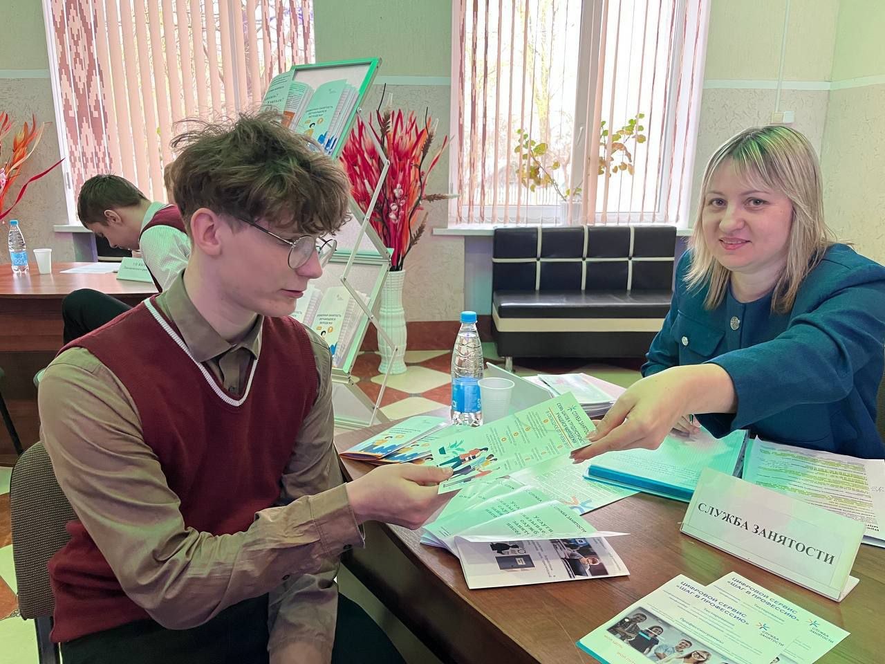 В Лиозно прошла «Молодежная ярмарка вакансий» (фотофакт)