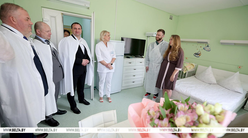 "Уровень - топ!" Первую палату семейного типа открыли в Витебском областном роддоме