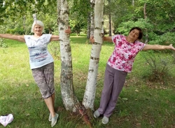 На велосипедах в дендропарк