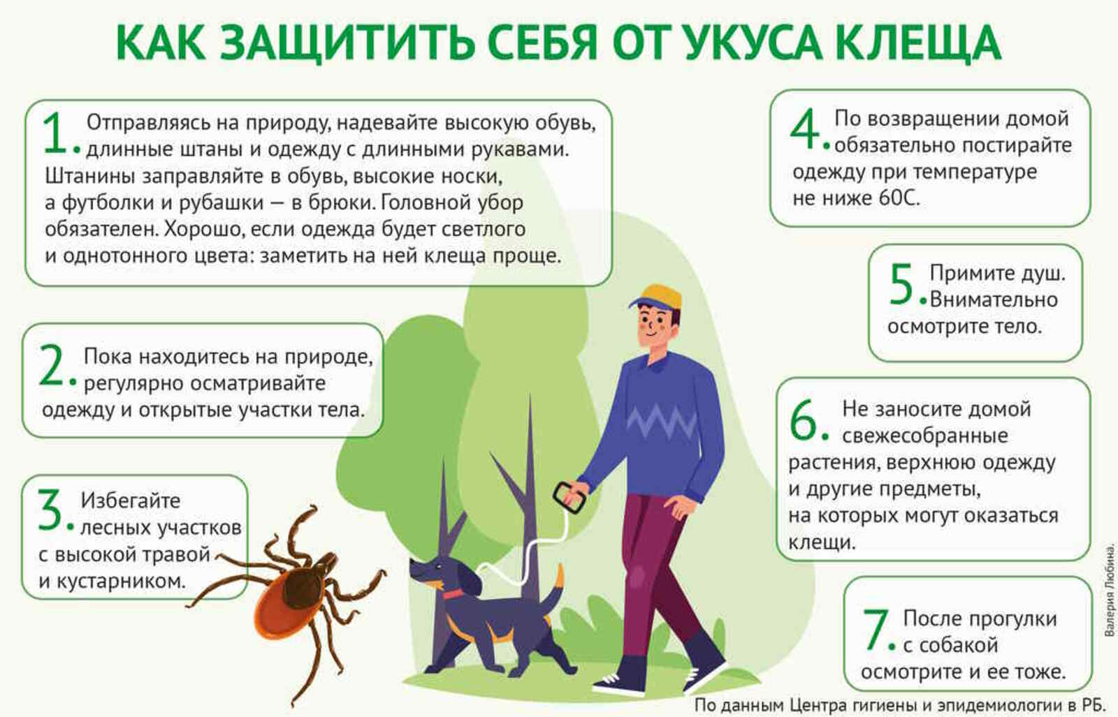 АЛГОРИТМ действия при обращении граждан ПО ПОВОДУ УКУСА КЛЕЩА