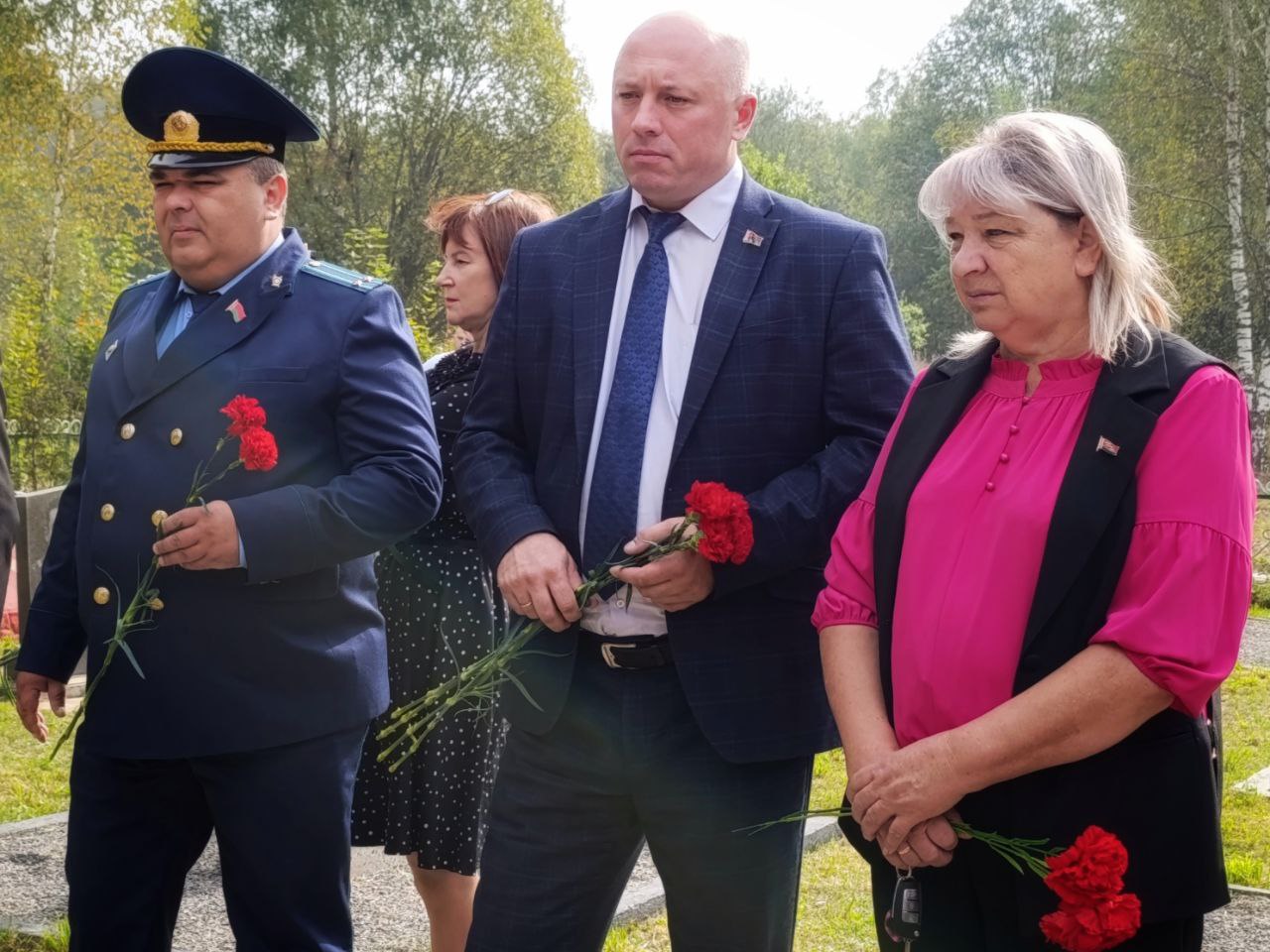 В Лиозненском районе перезахоронили останки бойцов РККА