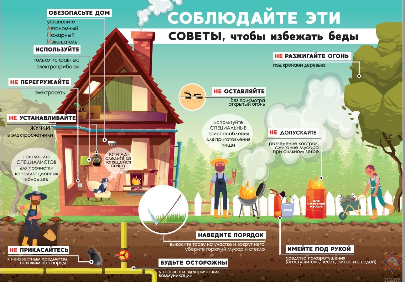 В первые майские выходные Лиозненские спасатели усилят обследования жилищного фонда граждан