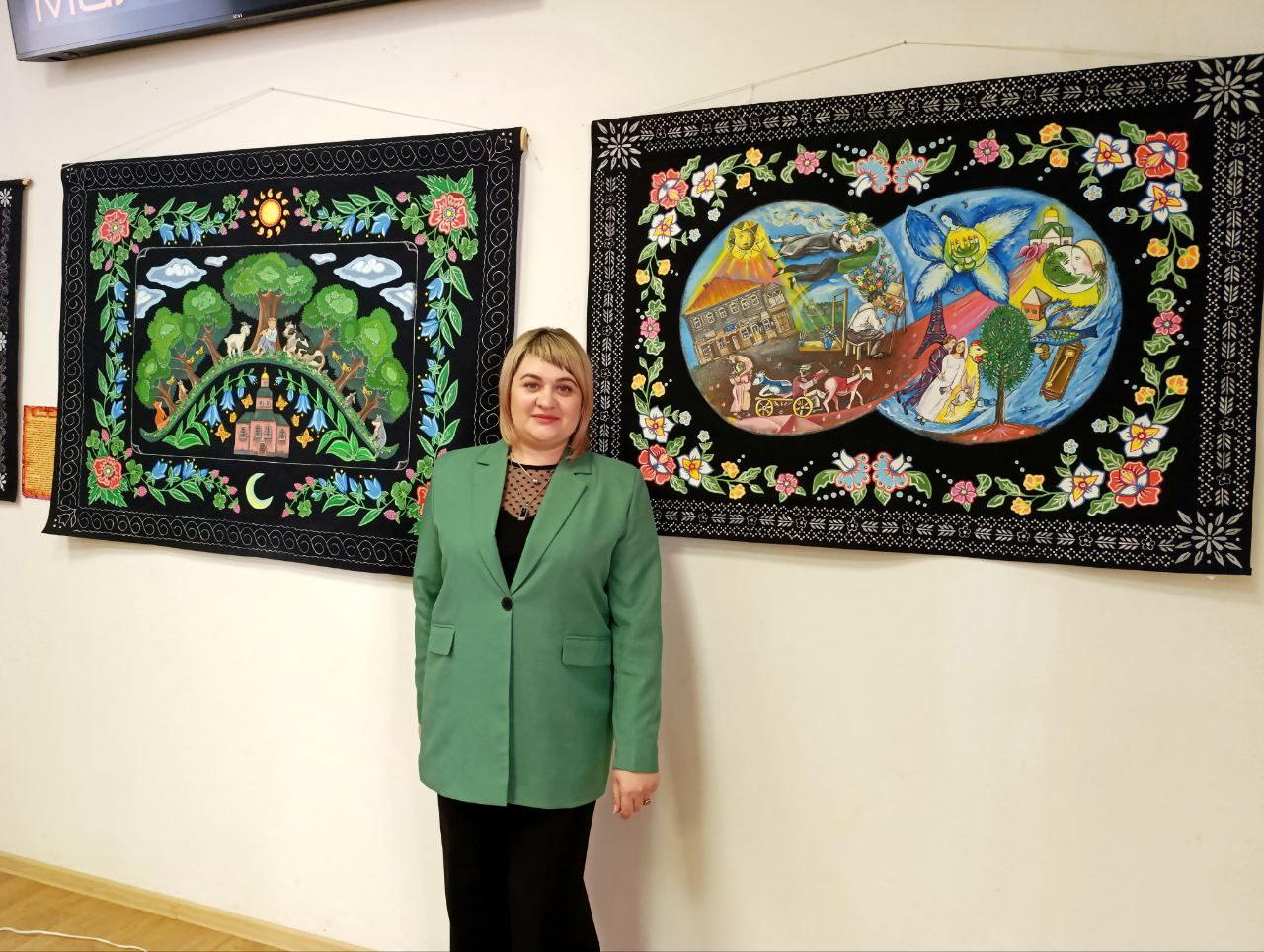 В Лиозно открылась выставка «Чароўная маляванка»!