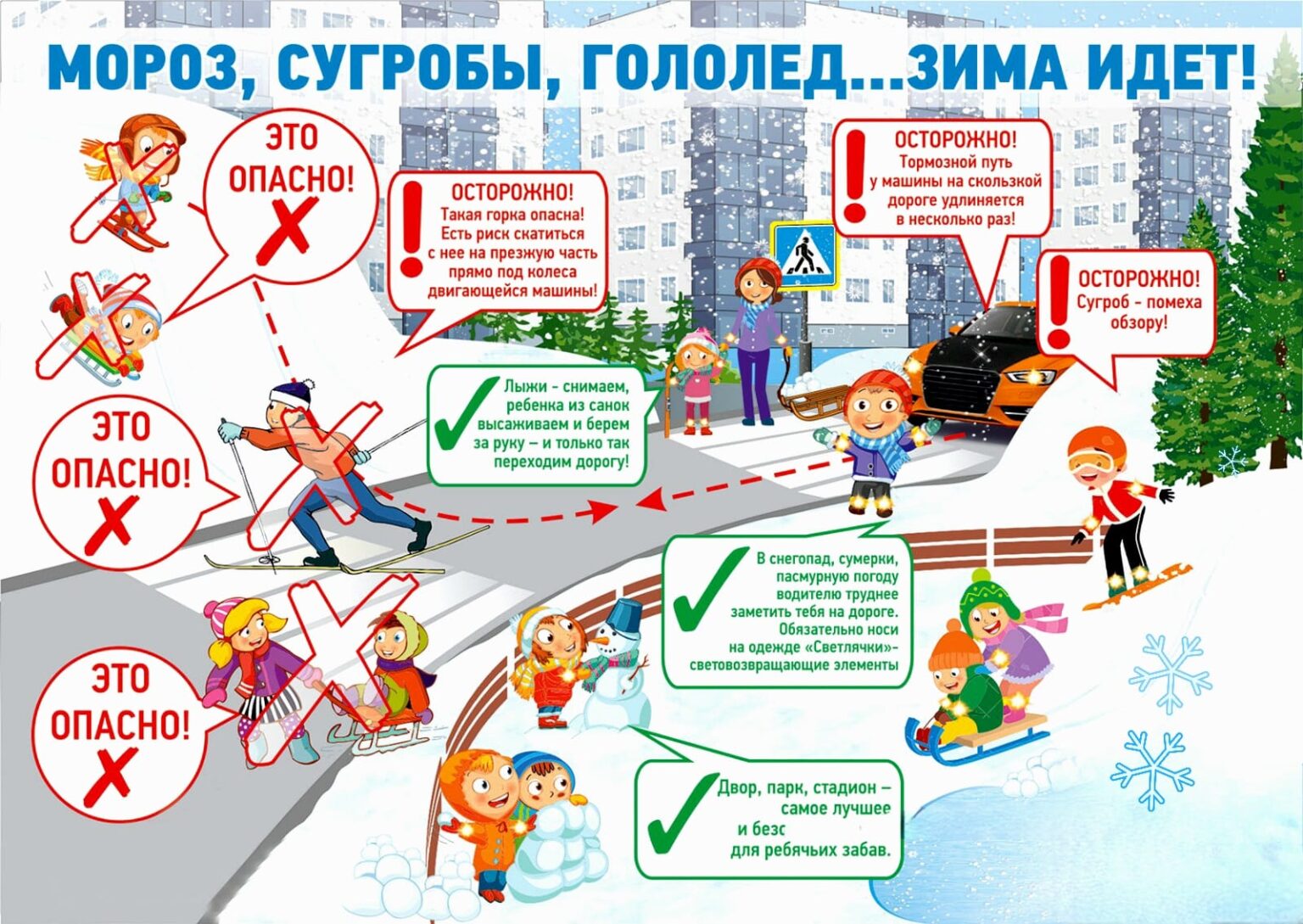 Профилактика детского зимнего травматизма